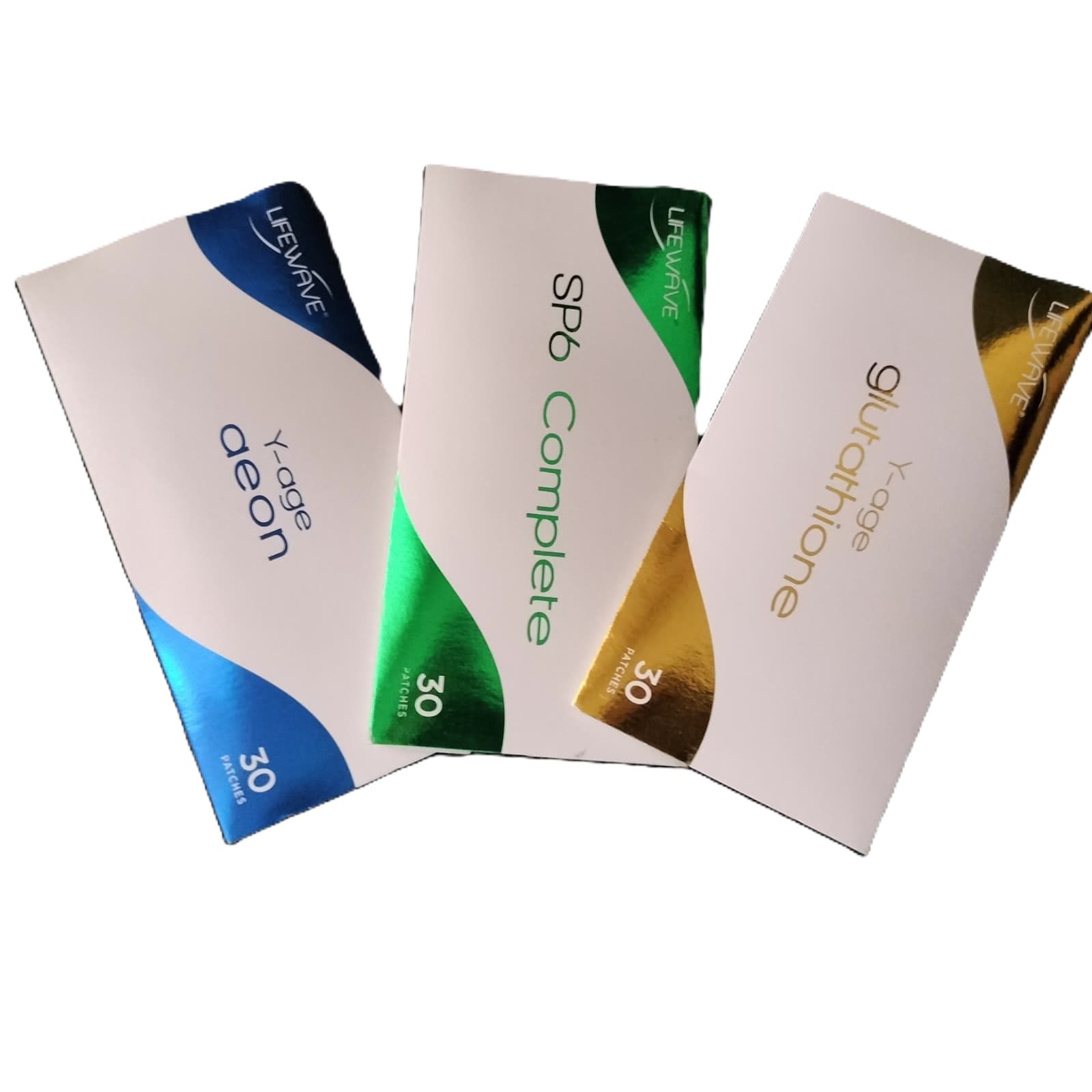 Parches LifeWave para detox natural: Y-Age Aeon, Y-Age Glutathione y SP6 Complete - desintoxicación suave y aumento de glutatión